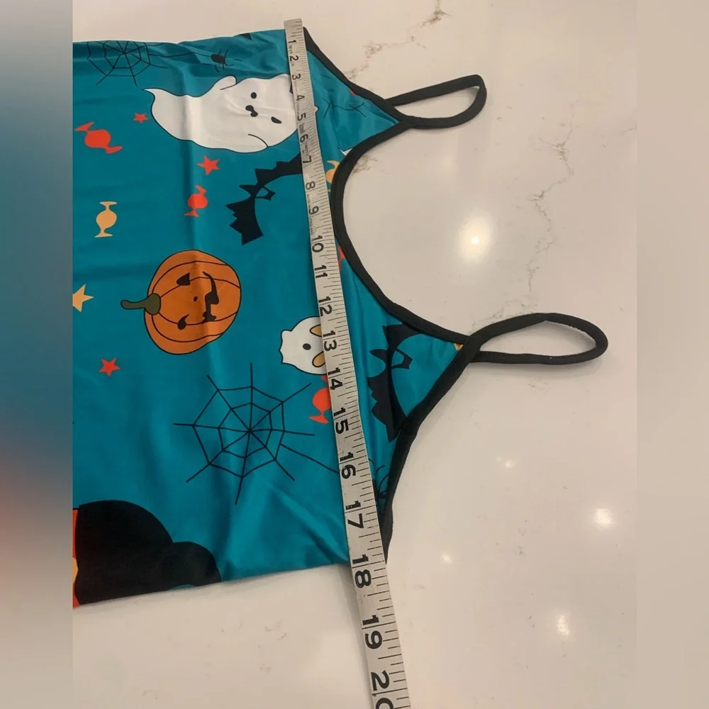 Halloween Print Pajamas Short & Cami Set Women’s Size Large NEW. - Picture 8 of 10
